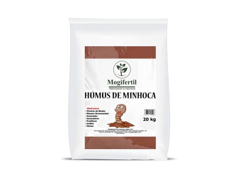 Húmus de Minhoca (Mogi Fértil) - 20 kg